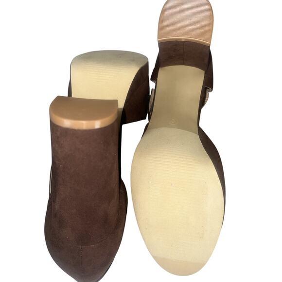 Ann Taylor Loft Closed Toe Chocolate Missy Size 9 - Picture 5 of 8